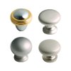 ปุ่มจับ ปุ่มจับบานตู้ ปุ่มจับลิ้นชัก เหล็กชุบโครเมี่ยม Steel Knob มีหลายขนาด/หลายสีให้เลือก