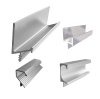 มือจับอลูมิเนียม มือจับโปรไฟล์ Handle Aluminium Profile สำหรับไม้หนา 16/19 มม.