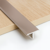 คิ้วอลูมิเนียมตัวที T-Shape Aluminium คิ้วตกแต่ง อลูมิเนียมเส้นตรง เสริมขอบเฟอร์นิเจอร์