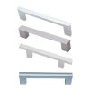 มือจับอะลูมิเนียม ตัวซี Aluminium Handle มือจับประตู/บานตู้/ตู้ครัว กันสนิม ดีไซน์โมเดิร์น