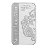 Scottsdale Mint "Liberty and Justice Bald Eagle" Colorized Silver Bar 1oz