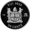 2022 Colorized Fiji Silver Ancient Warrior Samurai Coin 1 oz