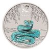 2025 1oz Australia Lunar Series III - Year of the Snake Silver Coloured (in Capsule)