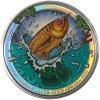 2025 Gold Arowana Proof Enamel with Red Stone Bullion Tree Indonesia 1 oz