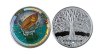 2025 Gold Arowana Proof Enamel with Red Stone Bullion Tree Indonesia 1 oz