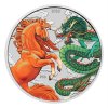 2026 1oz Australia Chinese Myths and Legends - Dragon and Horse Fire and Earth