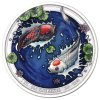 2025 Yinyang Koi Antique enamel with stone Bullion Tree Indonesia 1 oz