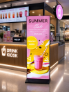 Stand Light Box (PC-301) W60 x H160 cm ป้ายกล่องไฟผ้า Black