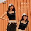 BLACK CLASSIC WOMEN CROP TOP