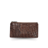 CROCODILE LEATHER CARD HOLDER COIN PURSE : CACCB023BTMX