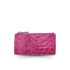 CACCB023BTMX : CROCODILE LEATHER CARD HOLDER COIN PURSE