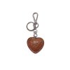 CROCODILE LEATHER HEART KEYCHAIN : CACKC010HT