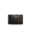 CANC008R : CROCODILE LEATHER CARD WALLET