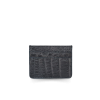 CROCODILE LEATHER CARD HOLDER : CACNC029Y