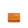 CACWK-001R : CROCODILE LEATHER TRI-FOLD KEY WALLET