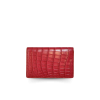 CANC008R : CROCODILE LEATHER CARD WALLET