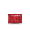 CANC008R : CROCODILE LEATHER CARD WALLET