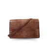 CROCODILE HORNBACK LEATHER CROSS-BODY BAG : CLB0004HKR