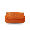 CROCODILE HORNBACK LEATHER CLUTCH CROSS-BODY BAG : CLB0027HKR