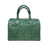 Crocodile Hornback Leather Handbag : CLB0036HKLR