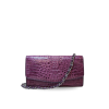 CLB0086HKR : CROCODILE HORNBACK LEATHER CLUTCH CROSS-BODY BAG