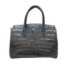 Crocodile Hornback Leather Handbag : CLB0118SR