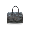 CROCODILE BELLY LEATHER HANDBAG : CLB0118SR