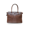 CLB0138HT : DOSSIER CROCODILE HORNBACK LEATHER SHOLDER BAG