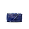 CROCODILE HORNBACK AND TAIL LEATHER WRAP CLUTCH BAG : CLB0217HKR