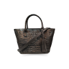 CROCODILE HORNBACK LEATHER HANDBAG : CLB0220HKR