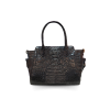 CROCODILE HORNBACK LEATHER HANDBAG : CLB0226HKR