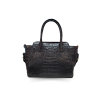 CROCODILE HORNBACK LEATHER HANDBAG : CLB0226HKR
