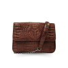 CROCODILE HORNBACK LEATHER CROSS-BODY BAG : CLB0362HKR