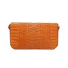 CROCODILE HORNBACK LEATHER CLUTCH CROSS-BODY BAG : CLB0363HKR