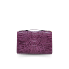 CROCODILE HORNBACK LEATHER CLUTCH CROSS-BODY BAG : CLB0489HKR