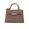 CROCODILE BELLY LEATHER HANDBAG : CLB0601ST