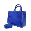 CROCODILE BELLY LEATHER HANDBAG : CLB0623SY