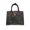 CROCODILE BELLY LEATHER HANDBAG : CLB0680SPW