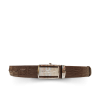 CMBT004B-1.5 : CROCODILE BACK LEATHER MEN BELT