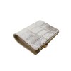 CROCODILE BELLY LEATHER SHORT BI-FOLD & ZIPPED WALLET : CW0122SSHKAY