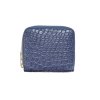 CROCODILE BELLY LEATHER SHORT BI-FOLD & ZIPPED WALLET : CW0122SSAY