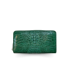 CROCODILE HORNBACK LEATHER LONG MEDIUM ZIPPED WALLET : CW01HKMR