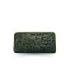 CW01HZ-M-MX : CROCODILE HALF HORNBACK LEATHER LONG MEDIUM ZIPPED WALLET