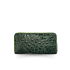 CW01HZ-M-MX : CROCODILE HALF HORNBACK LEATHER LONG MEDIUM ZIPPED WALLET