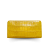CW01S-L-BRDSR : CROCODILE BELLY LEATHER LONG ZIPPED WALLET