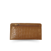 CW01S-M-CARDY : CROCODILE BELLY LEATHER LONG WALLET