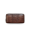 CROCODILE TAIL LEATHER SMALL MEDIUM ZIPPED WALLET : CW01TSAY