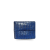 CROCODILE TAIL LEATHER SHORT BI-FOLD WALLET : CW22BTS1MX
