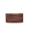 CROCOCIDLE TAIL BELLY LEATHER LONG BI-FOLD CARD WALLET : CW22BTSMCARDMX