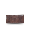 CW22HK-M-MX | GENUINE CROCODILE HORNBACK LEATHER LONG BI-FOLD WALLET